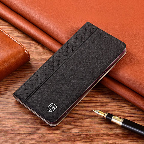 Funda de pano Cartera con Soporte H14P para Xiaomi Mi 10i 5G Negro