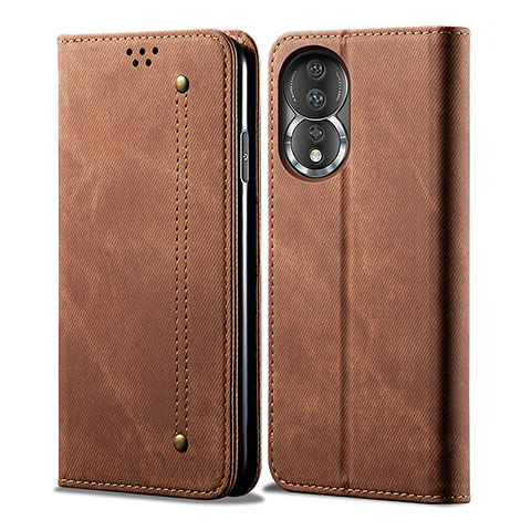 Funda de pano Cartera con Soporte para Huawei Honor 80 5G Marron