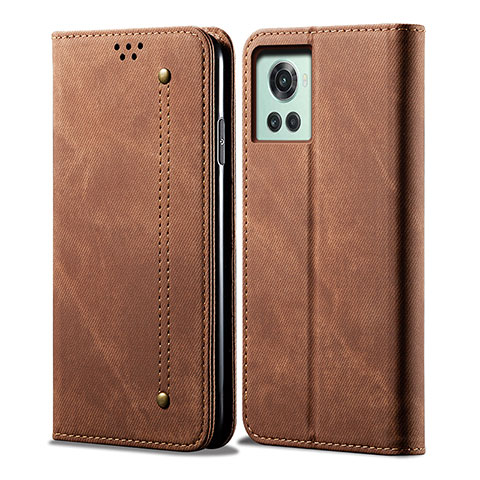 Funda de pano Cartera con Soporte para OnePlus Ace 5G Marron