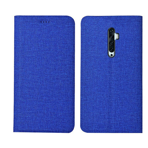 Funda de pano Cartera con Soporte para Oppo Reno2 Z Azul