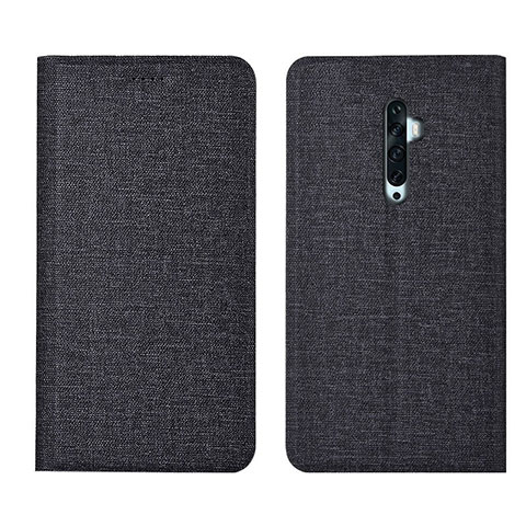 Funda de pano Cartera con Soporte para Oppo Reno2 Z Negro