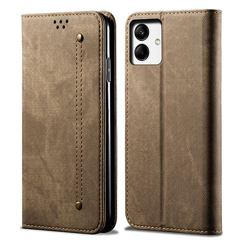 Funda de pano Cartera con Soporte para Samsung Galaxy A04 4G Caqui