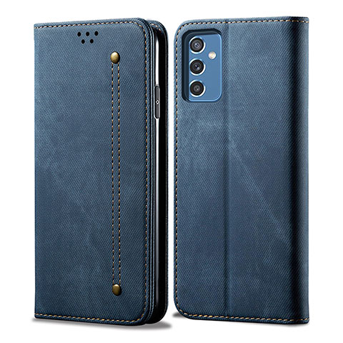 Funda de pano Cartera con Soporte para Samsung Galaxy A04s Azul