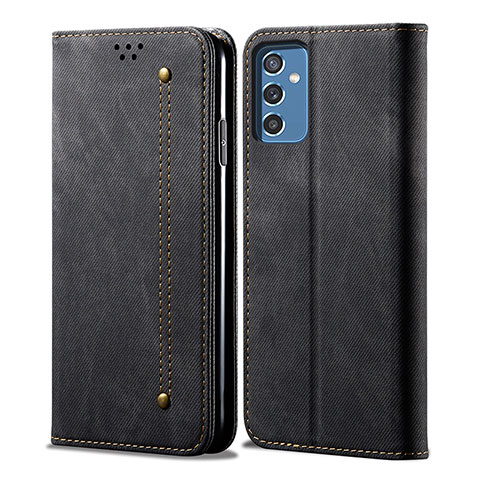 Funda de pano Cartera con Soporte para Samsung Galaxy A04s Negro