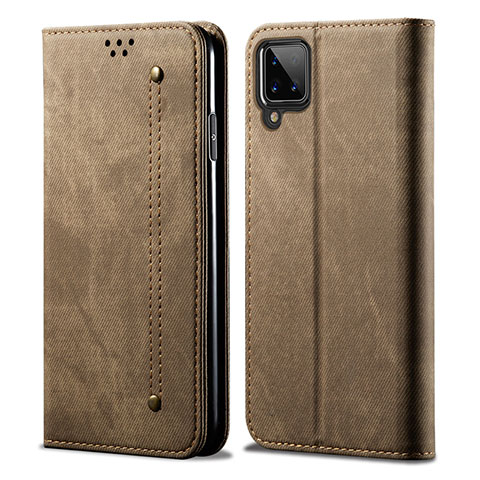 Funda de pano Cartera con Soporte para Samsung Galaxy A12 Caqui