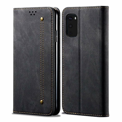 Funda de pano Cartera con Soporte para Samsung Galaxy S20 FE 5G Negro