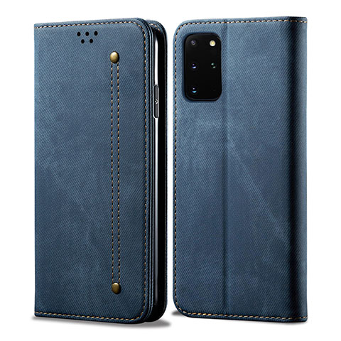 Funda de pano Cartera con Soporte para Samsung Galaxy S20 Plus 5G Azul