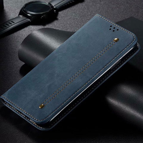 Funda de pano Cartera con Soporte para Vivo S1 Pro Azul