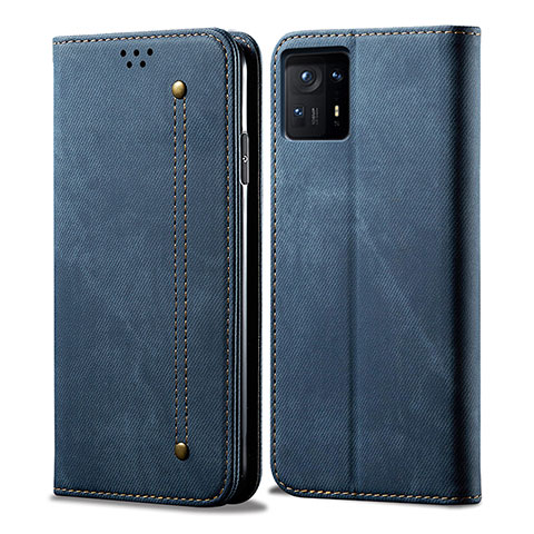 Funda de pano Cartera con Soporte para Xiaomi Mi Mix 4 5G Azul