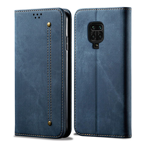 Funda de pano Cartera con Soporte para Xiaomi Poco M2 Pro Azul