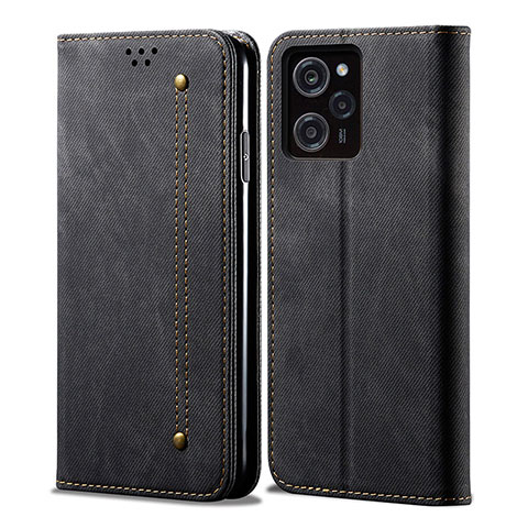 Funda de pano Cartera con Soporte para Xiaomi Poco X5 Pro 5G Negro