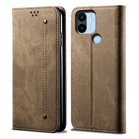 Funda de pano Cartera con Soporte para Xiaomi Redmi A2 Caqui