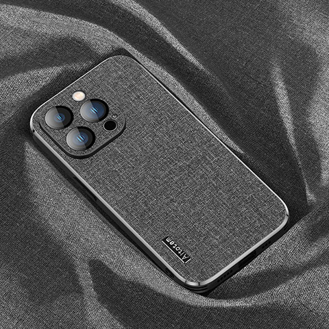 Funda de Pano Silicona Ultrafina Goma Carcasa AT1 para Apple iPhone 13 Pro Max Negro