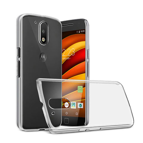 Funda Dura Cristal Plastico Rigida Transparente para Motorola Moto G4 Claro