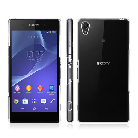 Funda Dura Cristal Plastico Rigida Transparente para Sony Xperia Z2 Claro