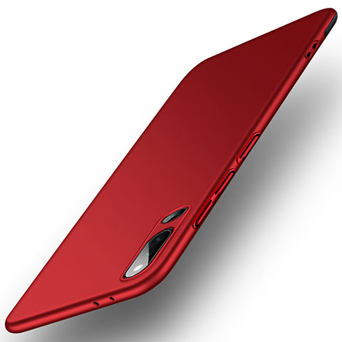 Funda Dura Plastico Rigida Carcasa Fino Arenisca para Huawei Honor Magic 2 Rojo