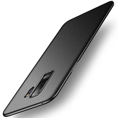 Funda Dura Plastico Rigida Carcasa Fino Arenisca para Samsung Galaxy S9 Plus Negro