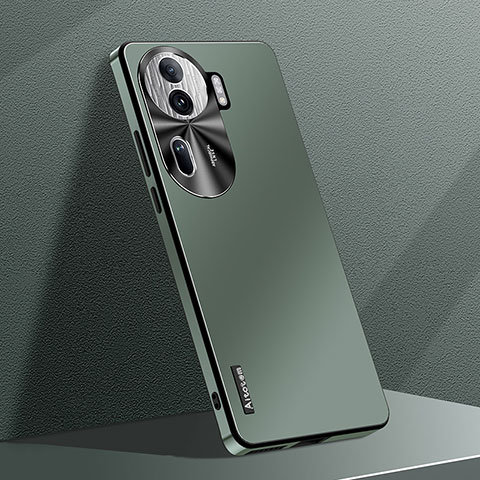 Funda Dura Plastico Rigida Carcasa Mate AT1 para Oppo Reno11 Pro 5G Verde