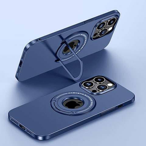 Funda Dura Plastico Rigida Carcasa Mate con Mag-Safe Magnetic JB1 para Apple iPhone 13 Pro Max Azul