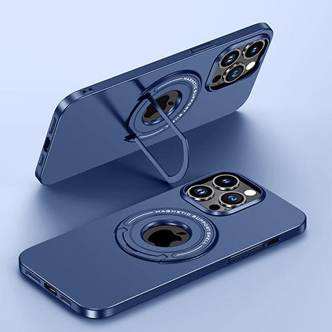 Funda Dura Plastico Rigida Carcasa Mate con Mag-Safe Magnetic JB1 para Apple iPhone 15 Pro Max Azul