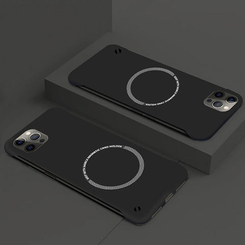 Funda Dura Plastico Rigida Carcasa Mate con Mag-Safe Magnetic P01 para Apple iPhone 15 Negro