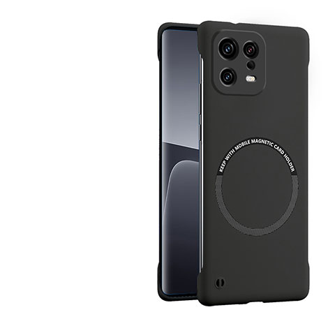 Funda Dura Plastico Rigida Carcasa Mate con Mag-Safe Magnetic P01 para Xiaomi Mi 13 Pro 5G Negro