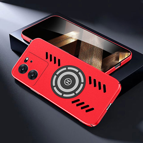 Funda Dura Plastico Rigida Carcasa Mate con Mag-Safe Magnetic para Xiaomi Redmi K60 Ultra 5G Rojo