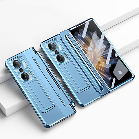 Funda Dura Plastico Rigida Carcasa Mate con Soporte ZL1 para Huawei Honor Magic Vs 5G Azul