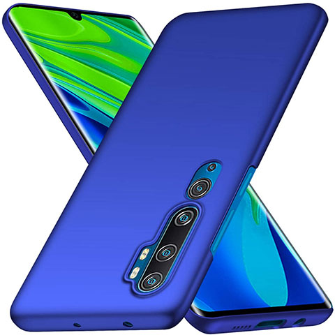 Funda Dura Plastico Rigida Carcasa Mate D01 para Xiaomi Mi Note 10 Azul