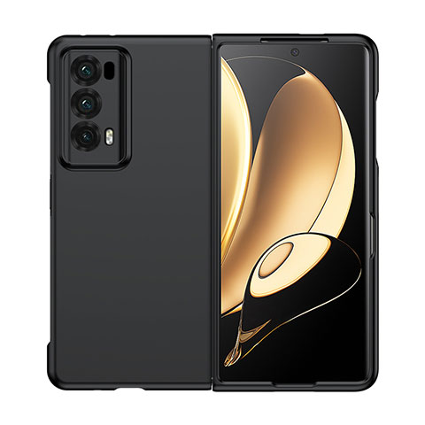 Funda Dura Plastico Rigida Carcasa Mate Frontal y Trasera 360 Grados BH1 para Huawei Honor Magic V2 Ultimate 5G Negro