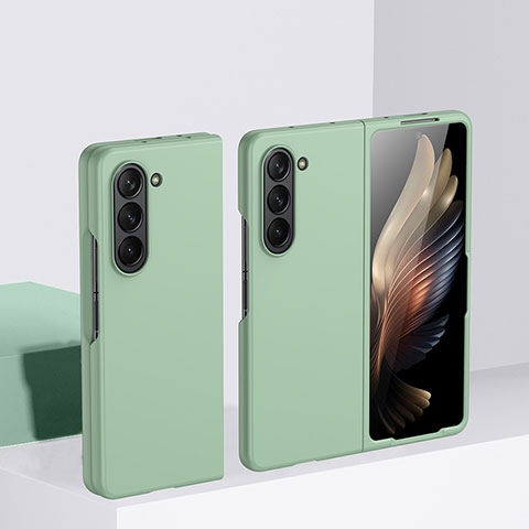 Funda Dura Plastico Rigida Carcasa Mate Frontal y Trasera 360 Grados BH1 para Samsung Galaxy Z Fold5 5G Menta Verde