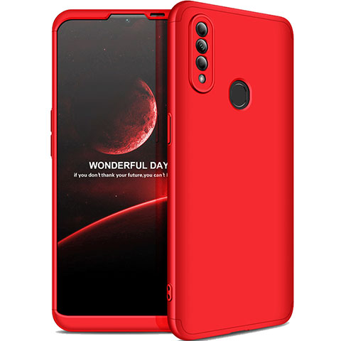 Funda Dura Plastico Rigida Carcasa Mate Frontal y Trasera 360 Grados M01 para Oppo A31 Rojo