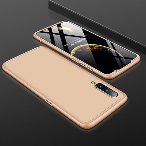 Funda Dura Plastico Rigida Carcasa Mate Frontal y Trasera 360 Grados M01 para Xiaomi Mi 9 SE Oro