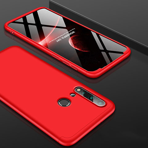 Funda Dura Plastico Rigida Carcasa Mate Frontal y Trasera 360 Grados P01 para Huawei Nova 5i Rojo