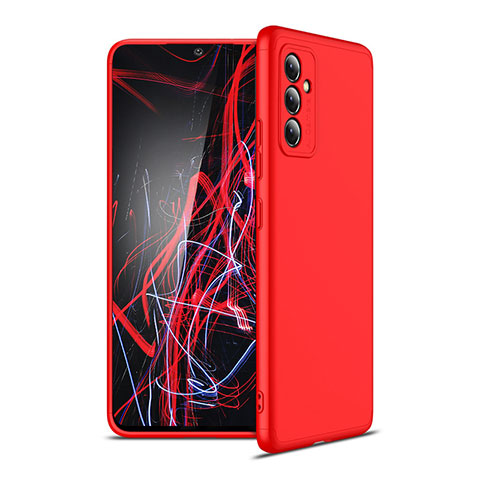 Funda Dura Plastico Rigida Carcasa Mate Frontal y Trasera 360 Grados P01 para Samsung Galaxy A24 4G Rojo