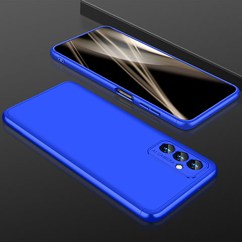 Funda Dura Plastico Rigida Carcasa Mate Frontal y Trasera 360 Grados P01 para Samsung Galaxy F13 4G Azul