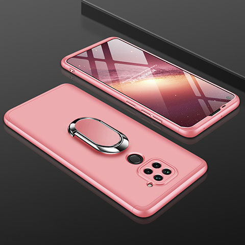 Funda Dura Plastico Rigida Carcasa Mate Frontal y Trasera 360 Grados P01 para Xiaomi Redmi 10X 4G Oro Rosa