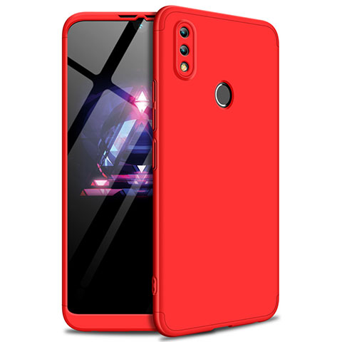 Funda Dura Plastico Rigida Carcasa Mate Frontal y Trasera 360 Grados para Huawei Honor 8X Max Rojo