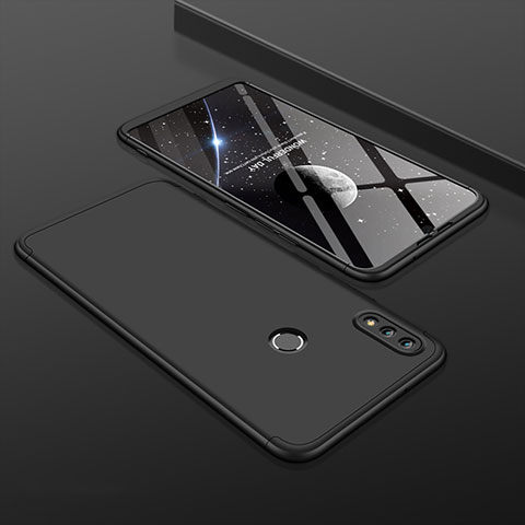 Funda Dura Plastico Rigida Carcasa Mate Frontal y Trasera 360 Grados para Huawei Honor V10 Lite Negro