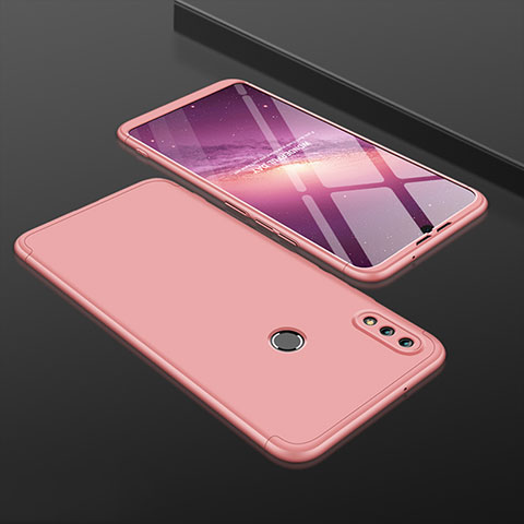 Funda Dura Plastico Rigida Carcasa Mate Frontal y Trasera 360 Grados para Huawei Honor View 10 Lite Oro Rosa