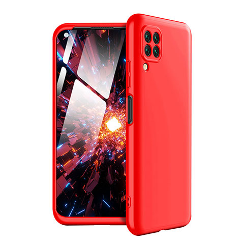 Funda Dura Plastico Rigida Carcasa Mate Frontal y Trasera 360 Grados para Huawei Nova 6 SE Rojo