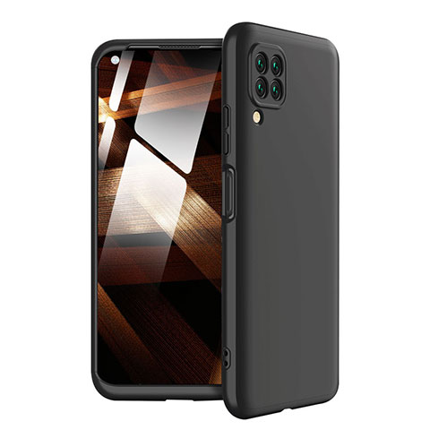 Funda Dura Plastico Rigida Carcasa Mate Frontal y Trasera 360 Grados para Huawei Nova 7i Negro