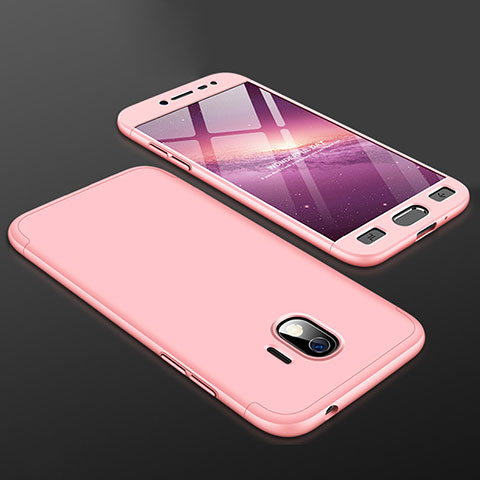 Funda Dura Plastico Rigida Carcasa Mate Frontal y Trasera 360 Grados para Samsung Galaxy J2 Pro (2018) J250F Rosa