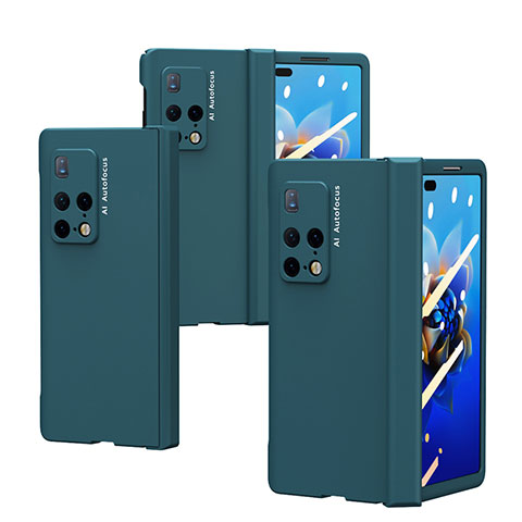 Funda Dura Plastico Rigida Carcasa Mate Frontal y Trasera 360 Grados ZL6 para Huawei Mate X2 Verde