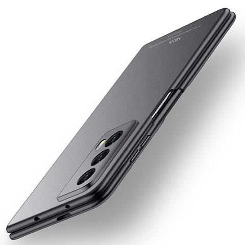 Funda Dura Plastico Rigida Carcasa Mate Frontal y Trasera 360 Grados ZL7 para Huawei Honor Magic Vs2 5G Negro