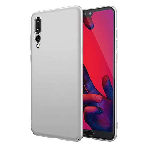 Funda Dura Plastico Rigida Carcasa Mate G01 para Huawei P20 Pro Plata