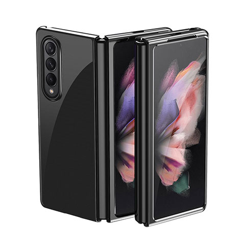 Funda Dura Plastico Rigida Carcasa Mate L01 para Samsung Galaxy Z Fold4 5G Negro