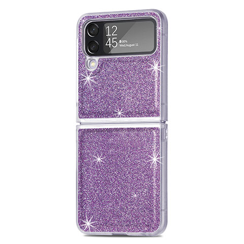 Funda Dura Plastico Rigida Carcasa Mate L02 para Samsung Galaxy Z Flip4 5G Purpura Claro