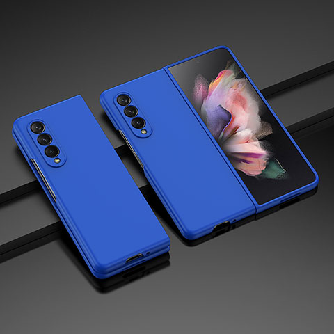 Funda Dura Plastico Rigida Carcasa Mate L05 para Samsung Galaxy Z Fold4 5G Azul