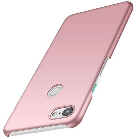 Funda Dura Plastico Rigida Carcasa Mate M01 para Google Pixel 3 XL Oro Rosa